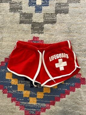Lifeguard short shorts for girls